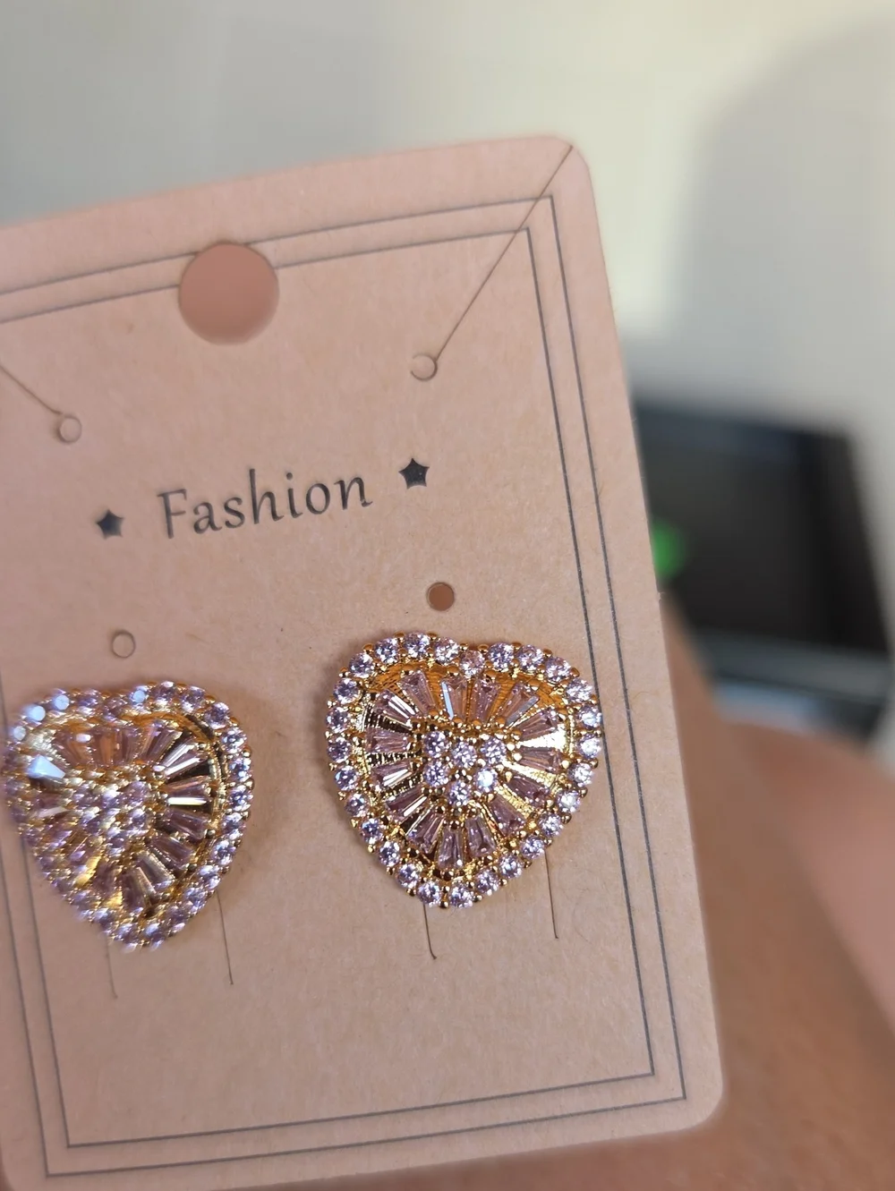 Park Lane Rose Gold Dazzle Heart Earrings- Vaulted Item